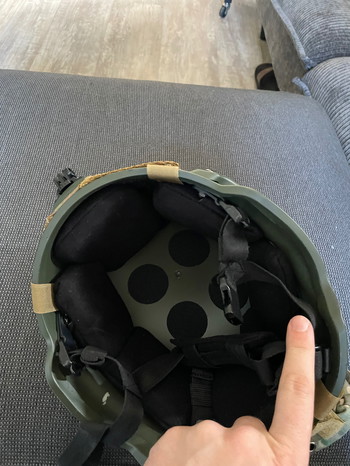 Imagen 4 de Airsoft helm met cover en go pro mount