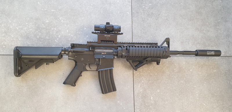 Image 1 for M4 VFC body met navy seals marks en upgrades