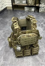 Image pour Multicam Plate Carrier Vest  Double Quick Release Tactical 4Point System