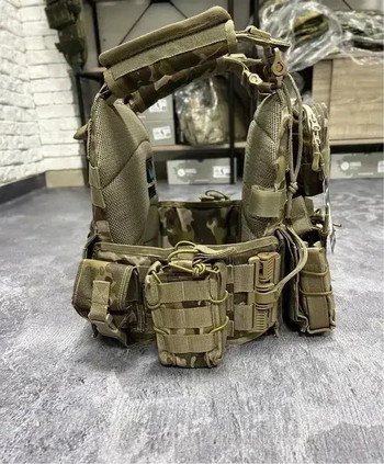 Imagen 2 de Multicam Plate Carrier Vest  Double Quick Release Tactical 4Point System