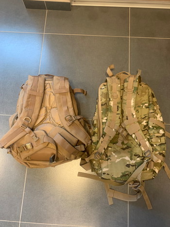 Afbeelding 2 van Invader gear multicam rugzak 50l & MFH tan 3day assault pack