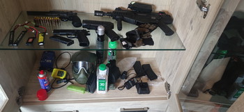 Image 3 for Airsoft collectie te koop i.v.m. stoppen hobbie