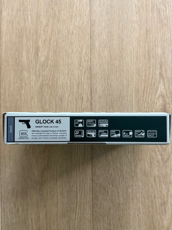 Afbeelding 2 van Umarex Glock 45 Gen5 GBB nieuw in doos met gas en BBs