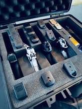 Afbeelding van Glock 17 Gen5, Beretta M9, Heckler & Koch HK45 en HiCapa 5.1 inclusief magazijnen