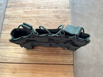Image 3 for INVADER GEAR 5.56 TRIPLE DIRECT ACTION MAG POUCH - GREEN