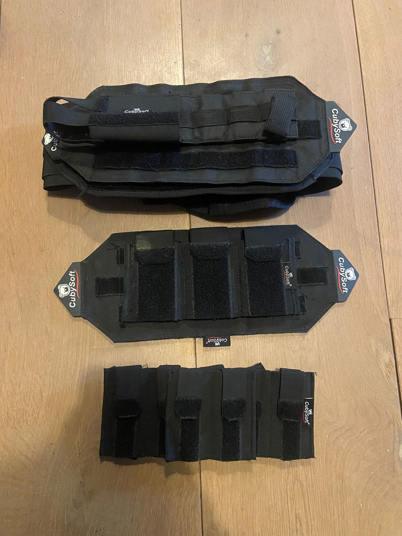 Image 1 pour Cubysoft belt met m4pouch 3x en hpa bottle pouch