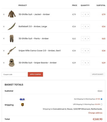 Imagen 4 de Complete Novritsch Ghillie Suit - Kleur AMBER