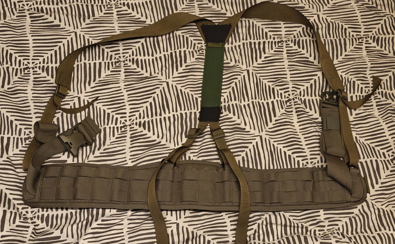 Image 1 for Warrior Assault Systems Elite Ops LBP belt Ranger Green + Slim Line Harness