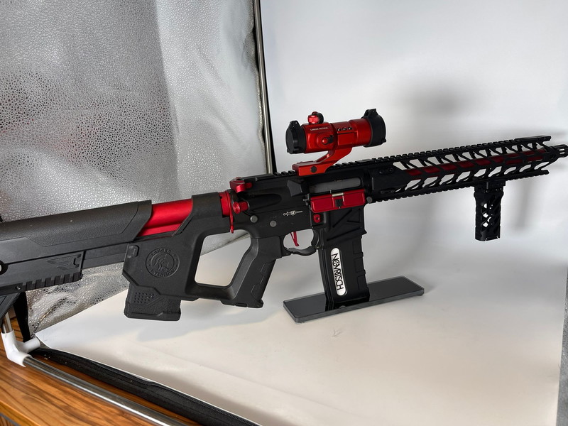 Image 1 pour AEG MK2 Type-A 12 GEN 2 Black/Red - Lancer Tactical