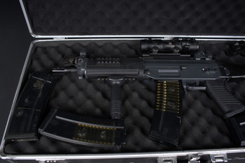 Afbeelding 2 van Sig552 AEG (+ Case, 1 High Cap, 3 Mid Cap, Magnifier, Stability handle)