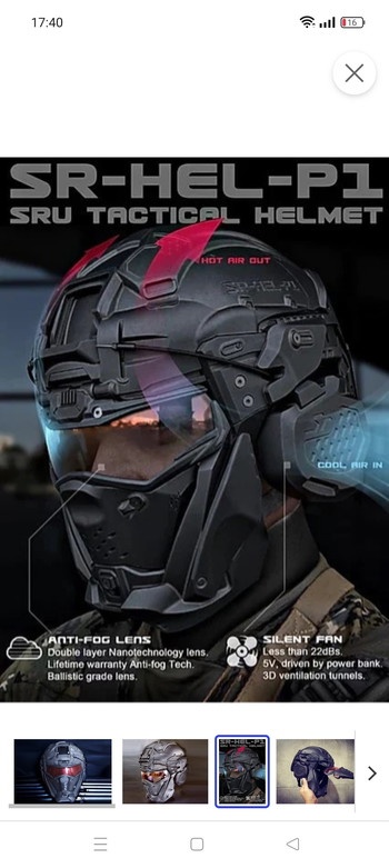 Image 5 for Sru tactical helm