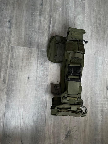 Afbeelding 2 van Warrior velcro battle belt + pouches en holster