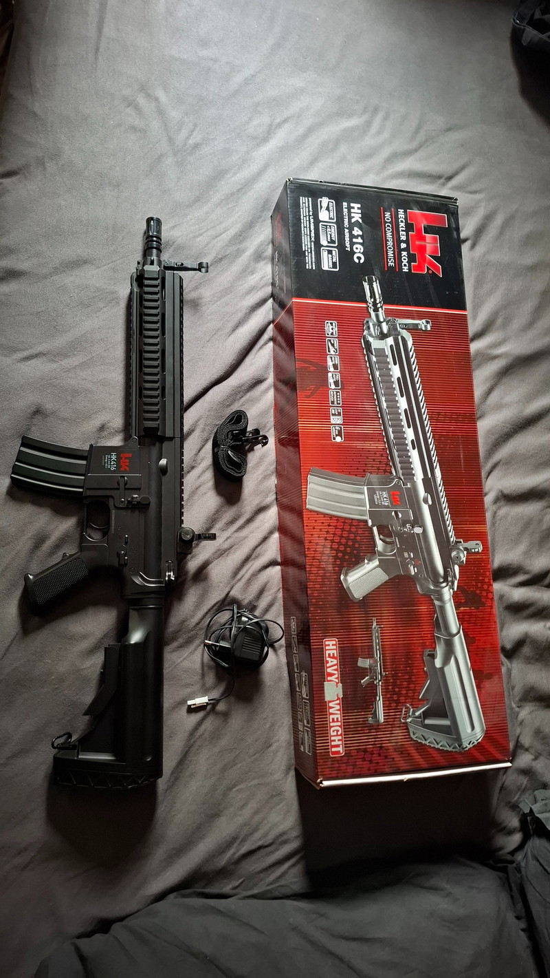 Image 1 pour 3 replica's van het merk umarex betreft 1x een hk416 aeg 1x een g36 aeg en 1x een g36 spring