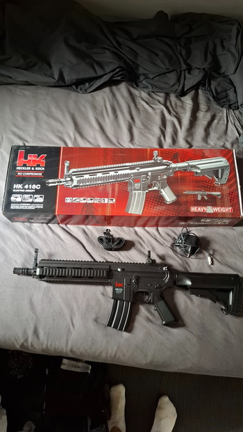 Image 4 pour 3 replica's van het merk umarex betreft 1x een hk416 aeg 1x een g36 aeg en 1x een g36 spring