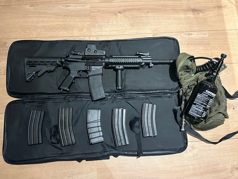 Image 1 pour Tippmann M4 HPA With tank and bag - full setup ready for use