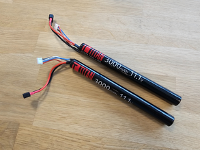 Afbeelding van Batterij Titan Li-ion 11.1V 3000mAh Stick T-Plug Deans (2x)