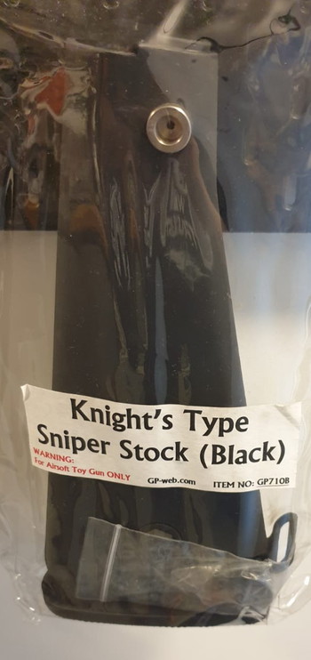 Imagen 2 de G&P Modular Sniper Stock for M4 / M16 Series Airsoft AEG (Color: Black)