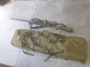 Afbeelding van Cm 01  full camo   custom spring( met splinternieuwe sniper tas )