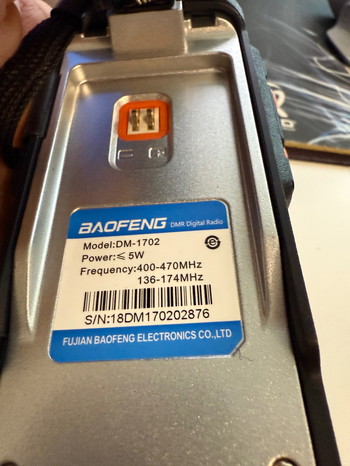 Afbeelding 3 van 2x Baofeng DMR Radio DM-1702 5watt