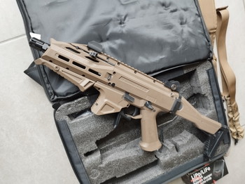 Afbeelding 3 van ASG CZ Scorpion EVO 3 ATEK FDE met Upgrades en accessoires