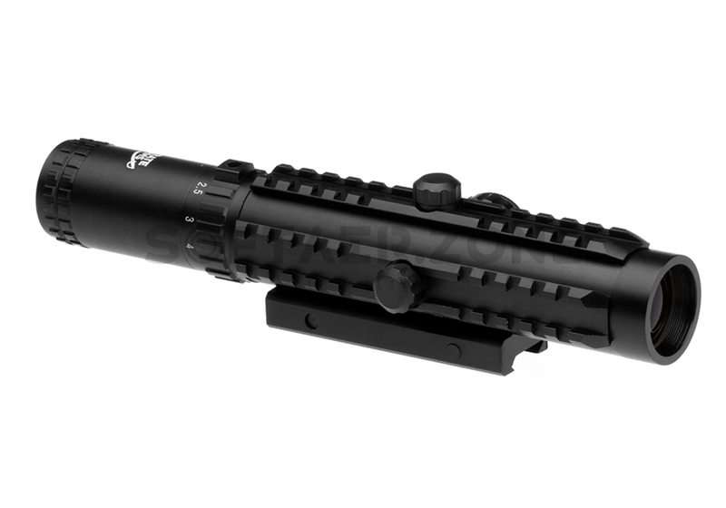 Image 1 for Pirate Arms CQB Tactical Scope 1-4x30 with Rail Black