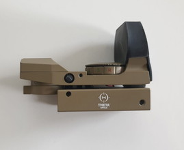 Image for Theta Optics Open Reflex Sight Red Dot (tan)