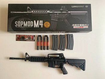 Image 3 pour Te Koop: Tokyo Marui Next-Gen M4 SOPMOD Recoil Shock Zwart
