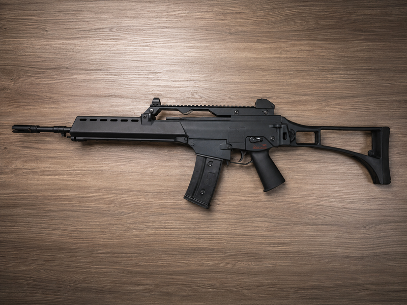 Image 1 pour upgraded classic army G36 / 5 mid caps mags en hard carry case