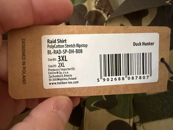 Zdjęcie 3 – Helikon Tex Raid Shirt (3XL)+ Boonie cap (XL)