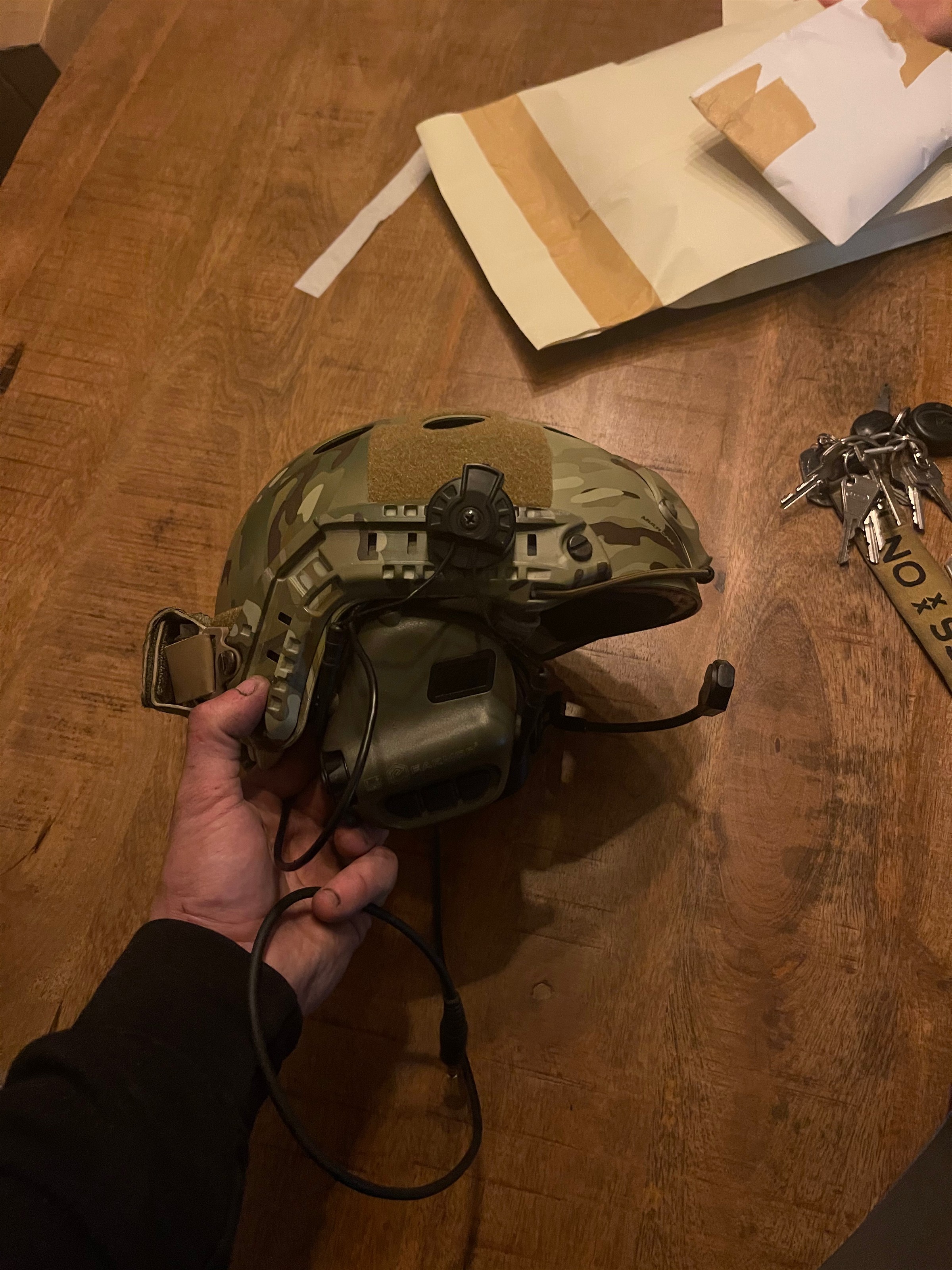 Normaal Gezond schildpad Helm met earmor - Airsoft Bazaar