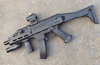 Bild 2 für ASG CZ Scorpion EVO 3A1 Boost edition met veel toebehoren en eventueel incl. Vortex crossfire red dot