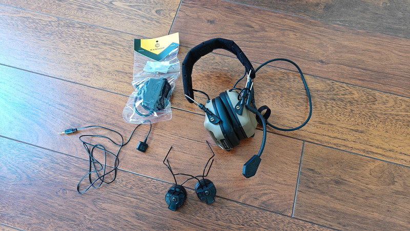 Imagen 1 de Earmor M32 Tactische Hoofdtelefoon | Tan