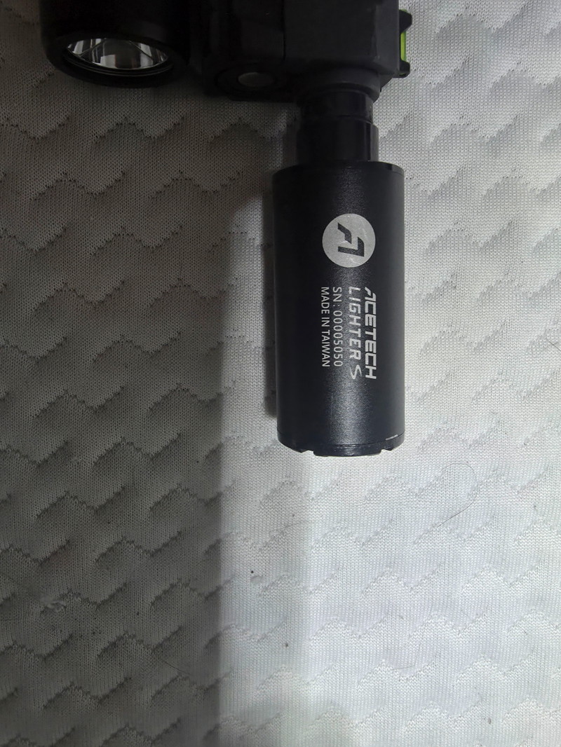 Imagen 1 de High capa met silencer acetech lighter en hpa drum en tactical flachligt van sure fire