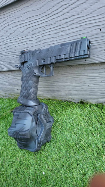 Image 5 pour High capa met silencer acetech lighter en hpa drum en tactical flachligt van sure fire