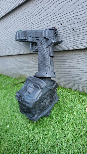 Imagen 6 de High capa met silencer acetech lighter en hpa drum en tactical flachligt van sure fire