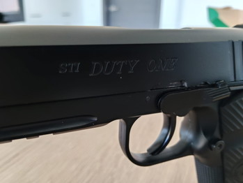 Image 4 for Pistolet CO2 Airsoft ASG STI Duty One 6mm bb blowback 1.5 joules quasi neuf