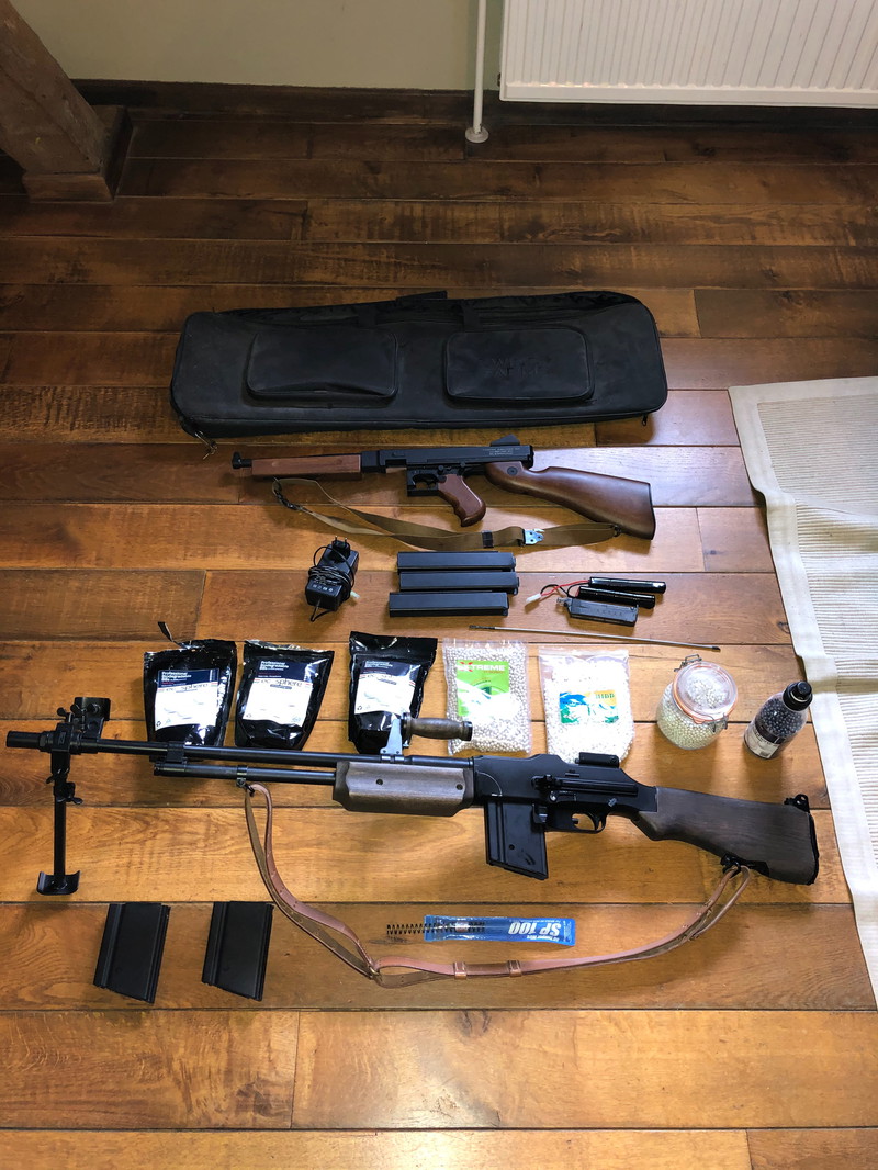 Imagen 1 de Thompson M1A1 King Arms + BAR M1918 AY