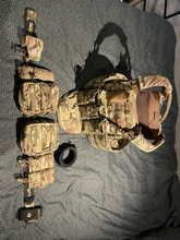 Afbeelding van Warrior DCS (L) Multicam + Warrior molle battlebelt + Warrior Holster, Tourniquet + Dropdown pouch + Assaulters back panel