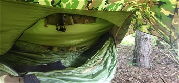 Afbeelding 10 van Pak It Lite F.O.B (Fixed Opperating Bivy): 4 Season Camp Hammock Hangmat ( M81 Woodland)