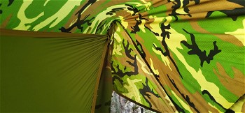 Image 2 pour Pak It Lite F.O.B (Fixed Opperating Bivy): 4 Season Camp Hammock Hangmat ( M81 Woodland)