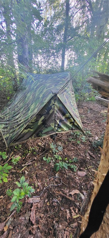 Image 5 pour Pak It Lite F.O.B (Fixed Opperating Bivy): 4 Season Camp Hammock Hangmat ( M81 Woodland)