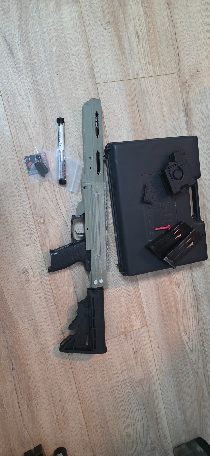 Image 1 for TM mk23 + upgraden + 3d printed stock.