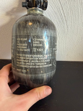 Bild 5 für Carbon HPA tank 1,1L + Dye regulator