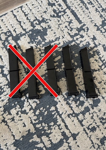 Afbeelding 2 van 2 x G&G Armament SMC-9 / GTP 9 50rds long Mag