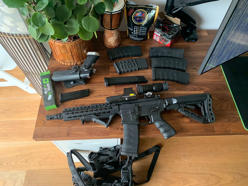 Image 1 pour Complete airsoft set aangeboden. zie omschrijving