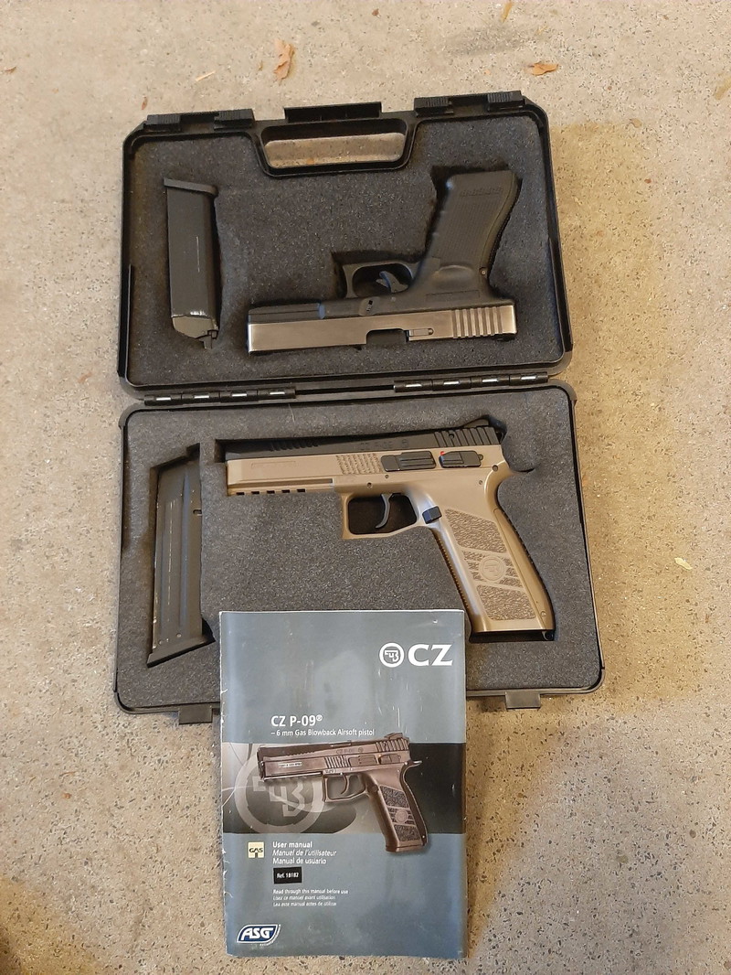 Image 1 pour ASG CZ P-09 en WE Glock 18c