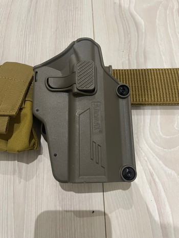 Image 2 for Tactical belt + universal holster