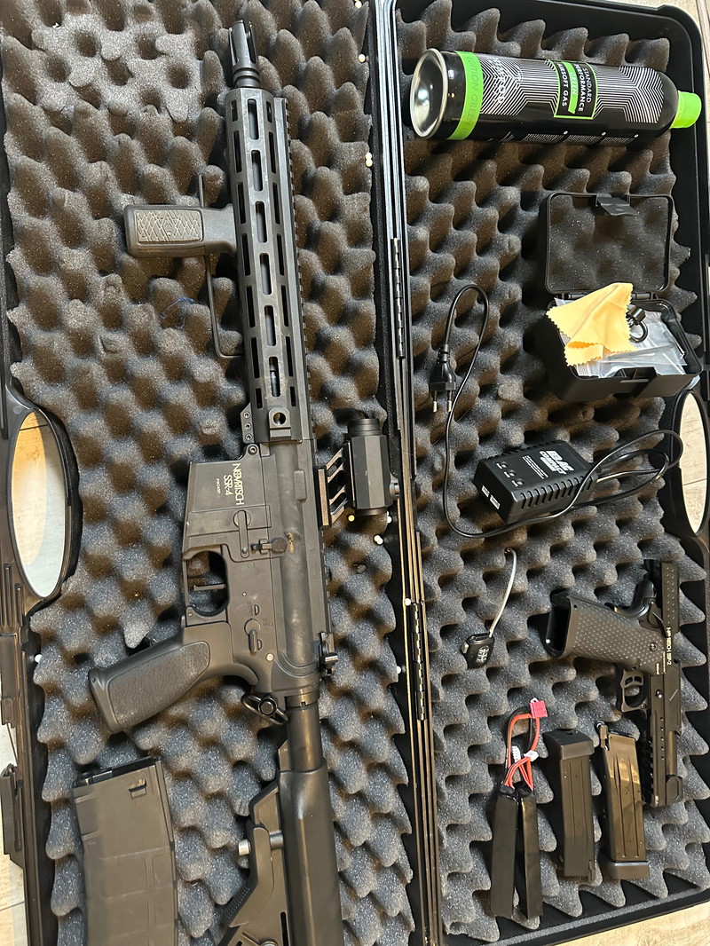 Bild 1 für Complete airsoft set. Novritsch SSP-2 en SSR-4