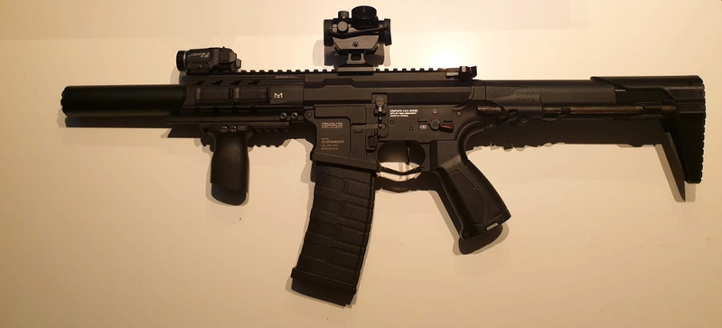 Image 1 for G&G arp 556 +  red dot, light , and  tracer