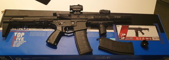 Image 5 for G&G arp 556 +  red dot, light , and  tracer